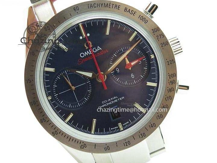 0518 Speedmaster ’57 SS Chrono AXF Best Edition Blue Dial on SS Bracelet A7750 (Free Leather Strap) StreetReady 8281